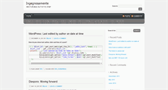 Desktop Screenshot of ingegnosamente.com